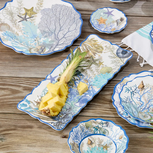 Blue Lagoon Rectangular Platter