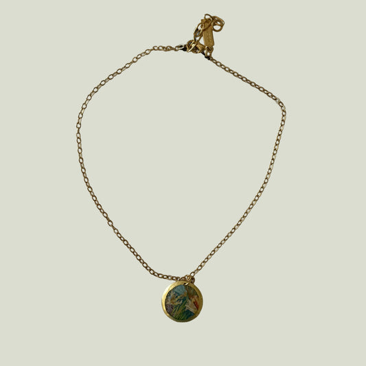 Evocateur Reef Mini Disc Necklace