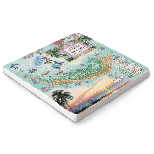 Sanibel & Captiva Islands Natural Stone Trivet