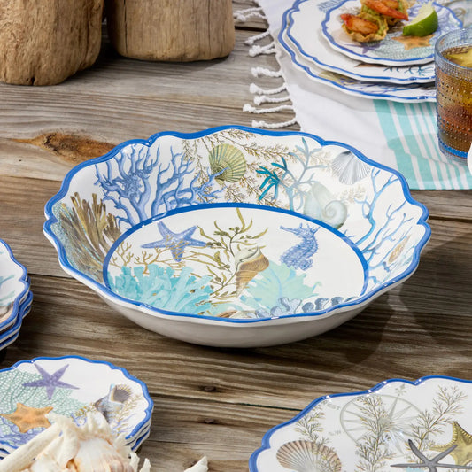 Blue Lagoon Large Serving Bowl
