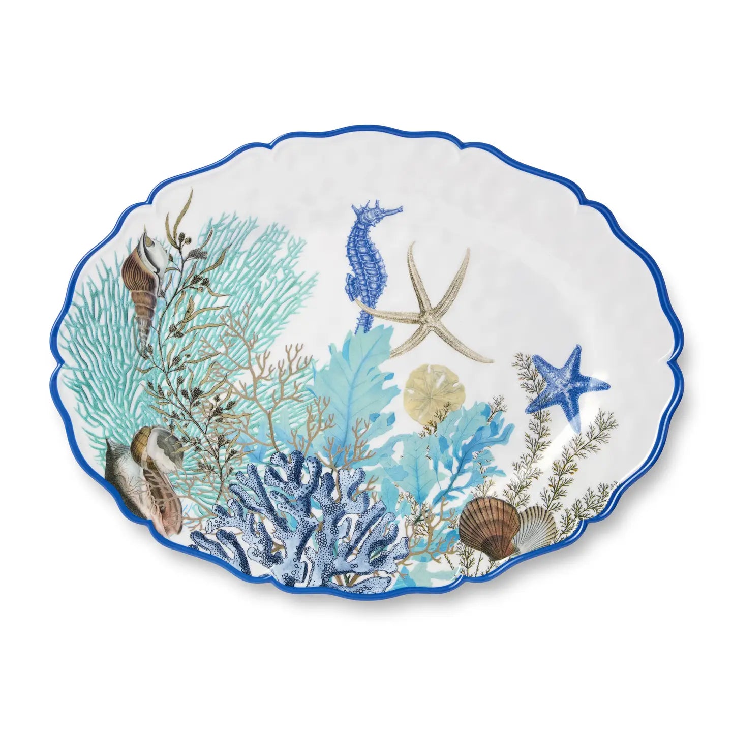 Blue Lagoon Oval Platter
