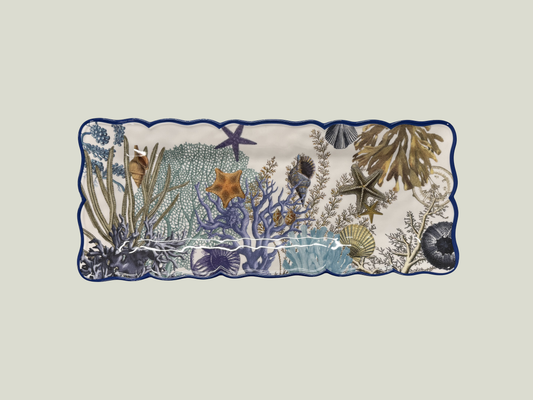 Blue Lagoon Rectangular Platter