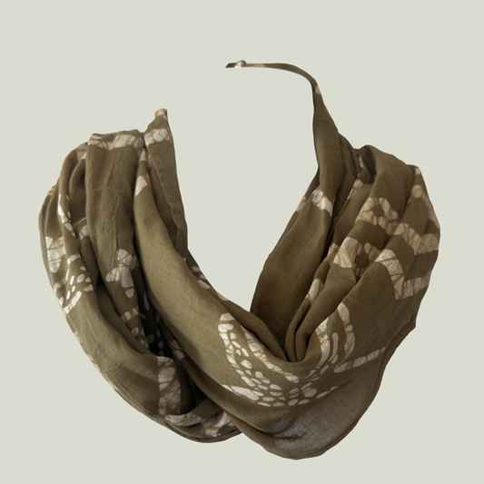 Starfish Scarf Army Green