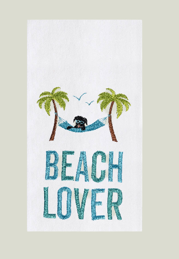 Coastal Beach Lover Kitchen Towel