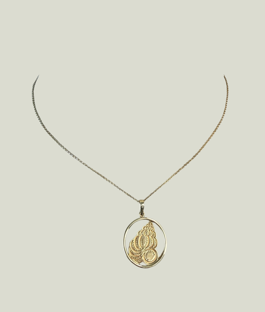 Congress Jewelers 14K Gold Museum Wentletrap Necklace