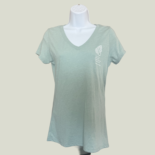 Ladies V-Neck Mint