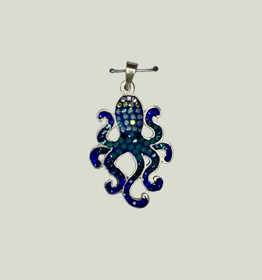 Mosaico Octopus Pendant Small
