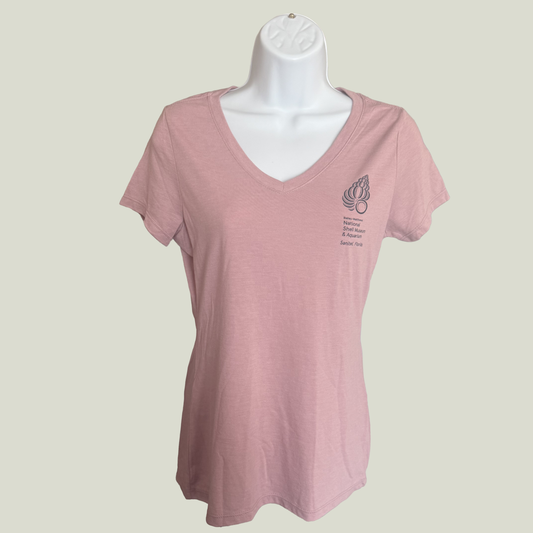 Ladies V-Neck Pink