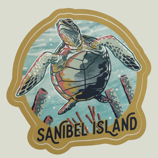 Sea Turtle Pastel Sticker