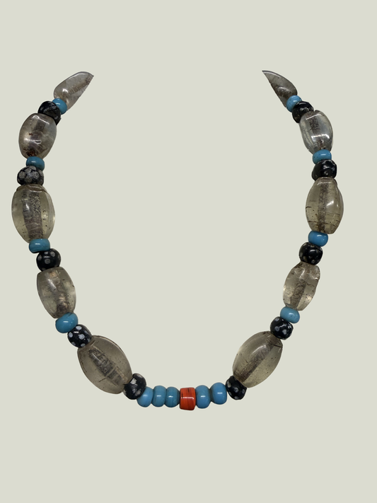 Rutilated Quartz Necklace - Estate Jewelry