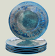 Radiance Teal Melamine Dinner Plate